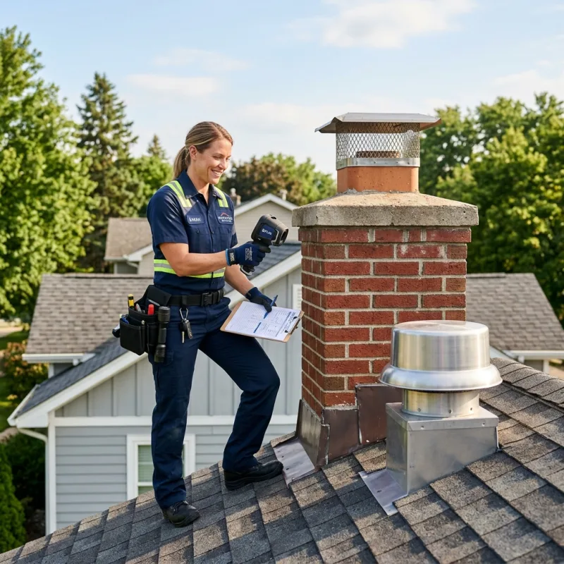 Technician removing a deceased bird from an indoor space in Lalor Plaza